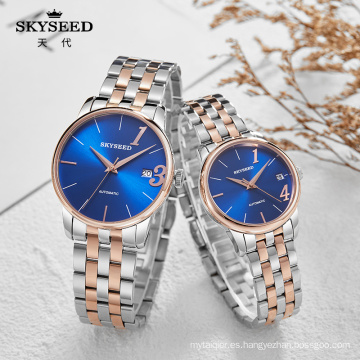 Reloj de pareja SKYSEED reloj mecánico automático de moda